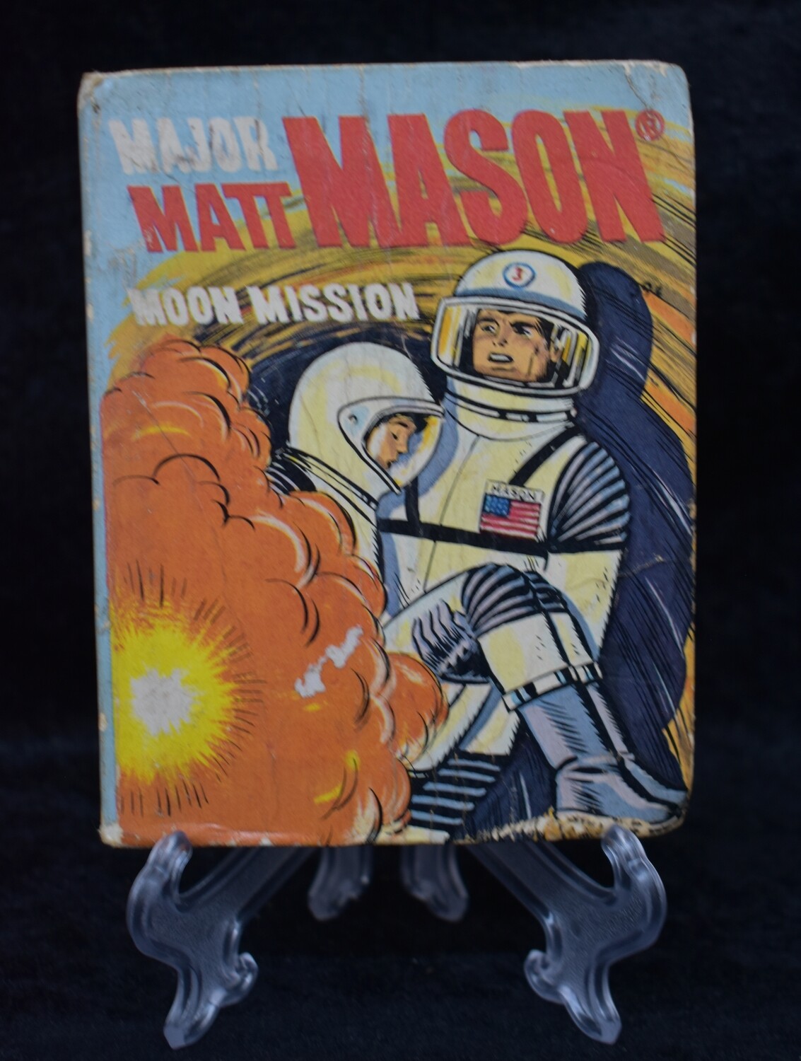 1968 Major Matt Mason Moon Mission Book