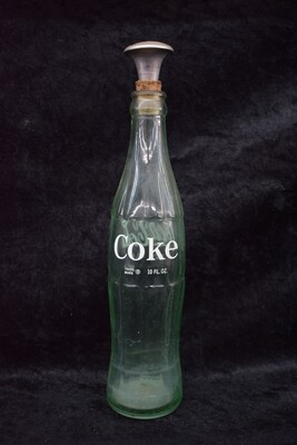Vintage Coca Cola Bottle w/ Ironing Sprinkler Top