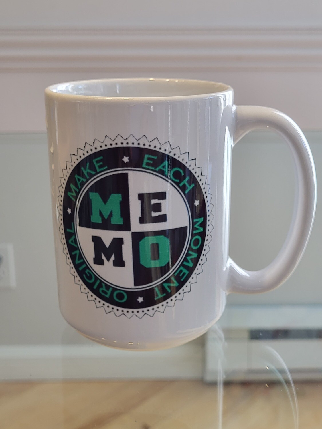MEMO Green Black White Mug