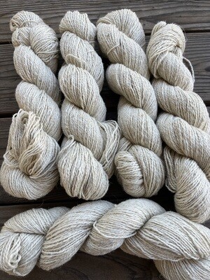 2023 Limited Edition 35% Chico Flax linen,65% Targhee wool 4 oz skeins