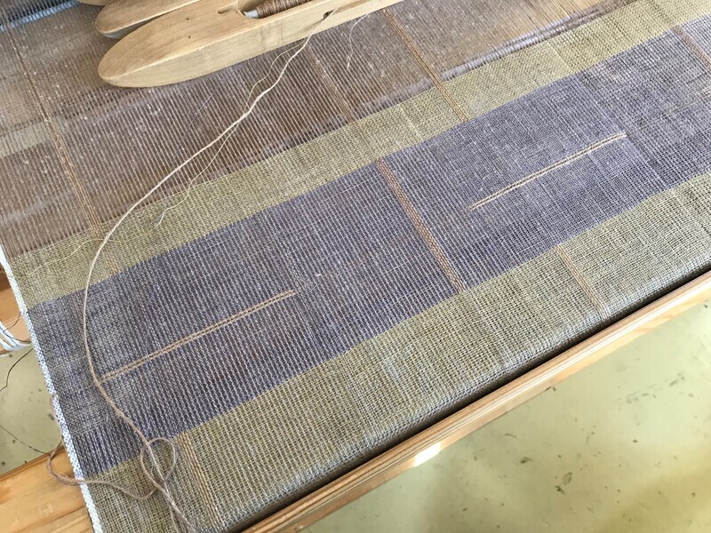Weaving a Linen Hand Towel. March 2026