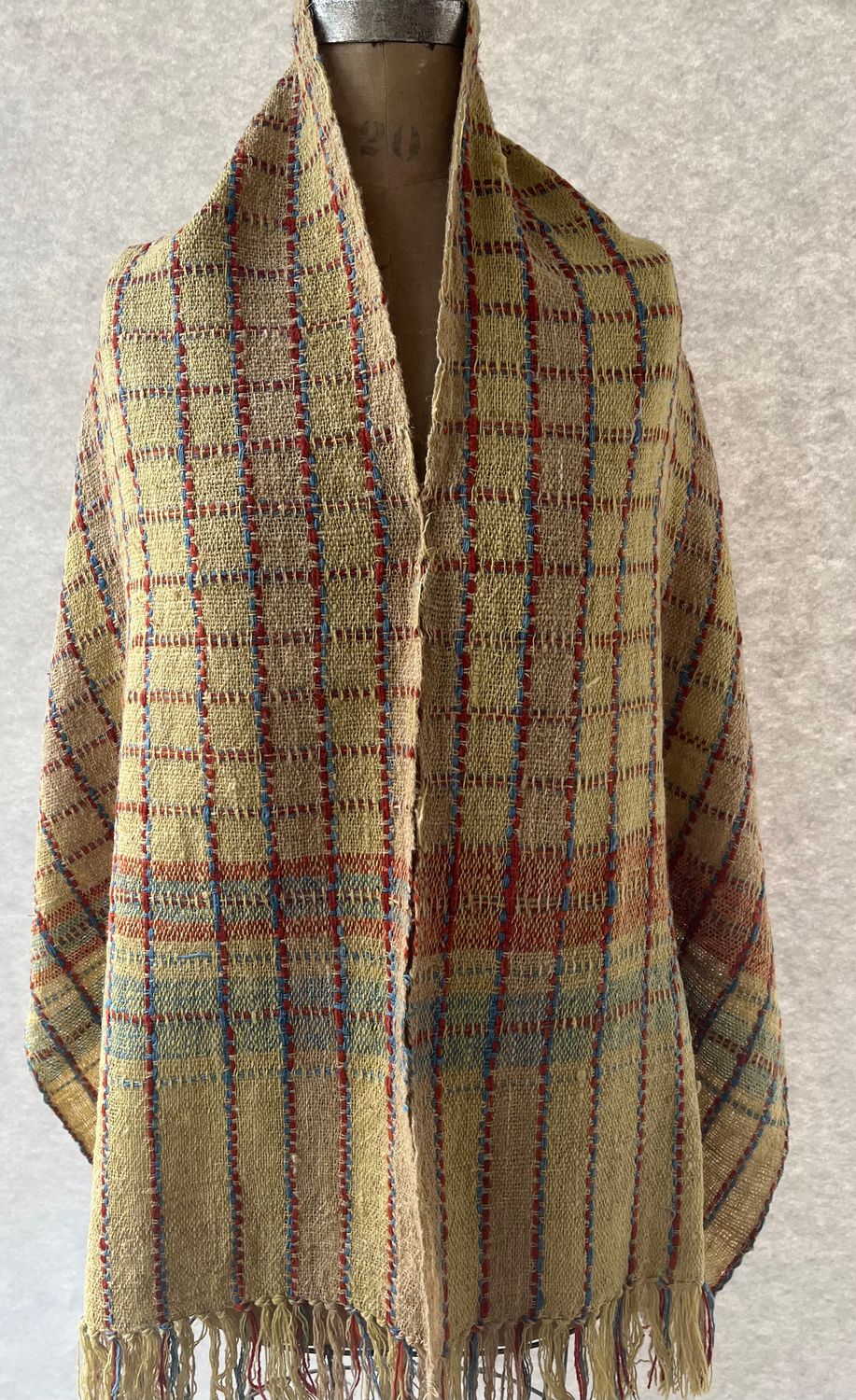 Hit in Baltimore Yellow Checkered Shawl