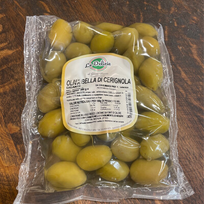 Giant Cerignola GGG olives, natural 350 g