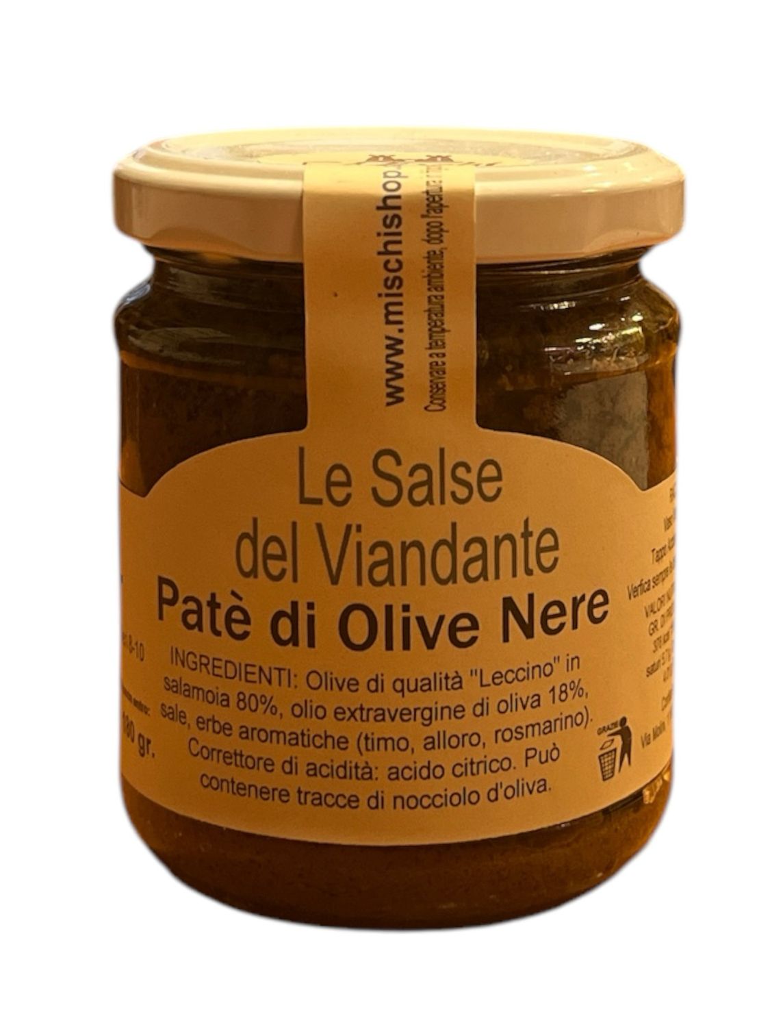 Paté di olive nere 180g 