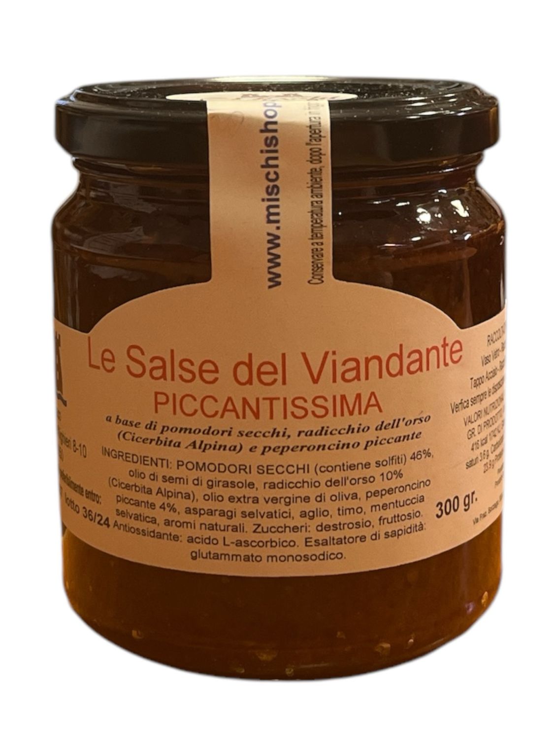 Salse del Viandante &quot;Piccantissima&quot; 300 g   (very spicy)