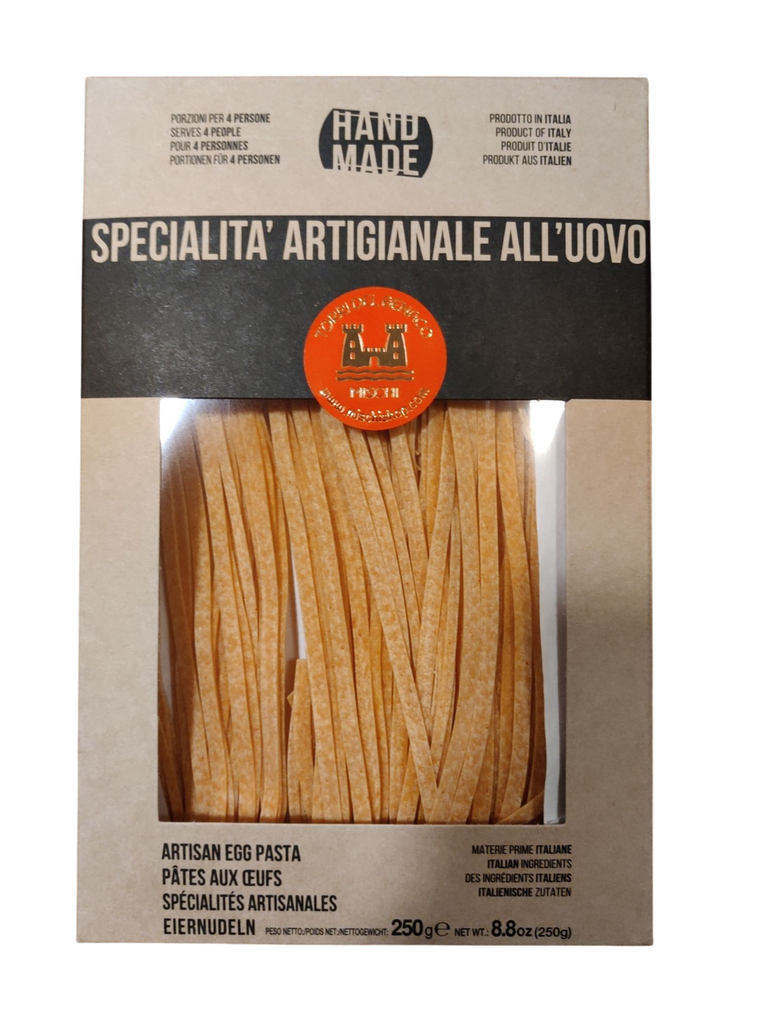 Egg Pasta Fettuccine with red hot pepper Mischi 250g