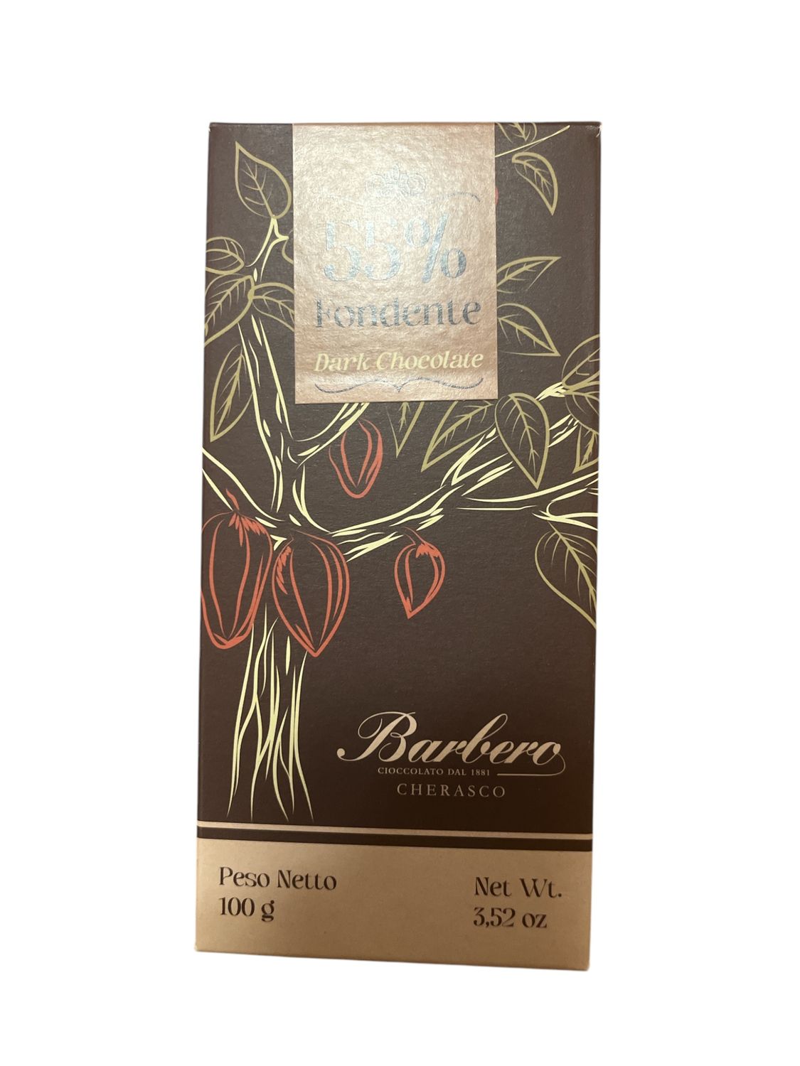 Dark chocolate bar 55% 100 g