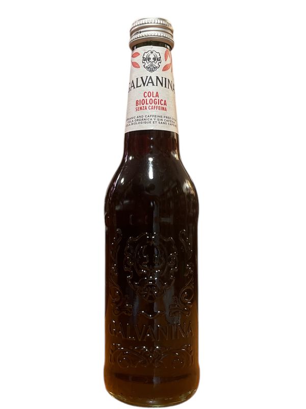 Flavoured soft drink Organic cola in bottle 355 ml