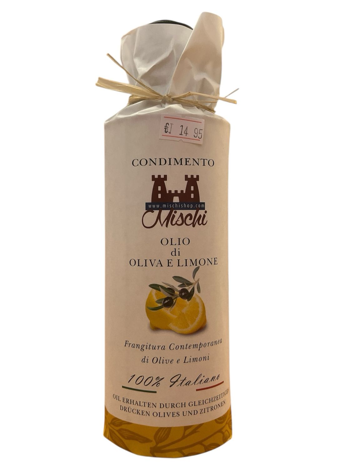 Fresh lemon oil and olives pressed simultaneously 500 ml