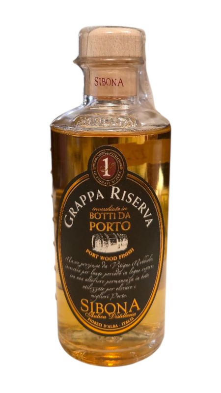 Grappa Riserva in harbour barrels, 200ml