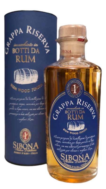 Grappa Riserva in rum barrels, 500ml
