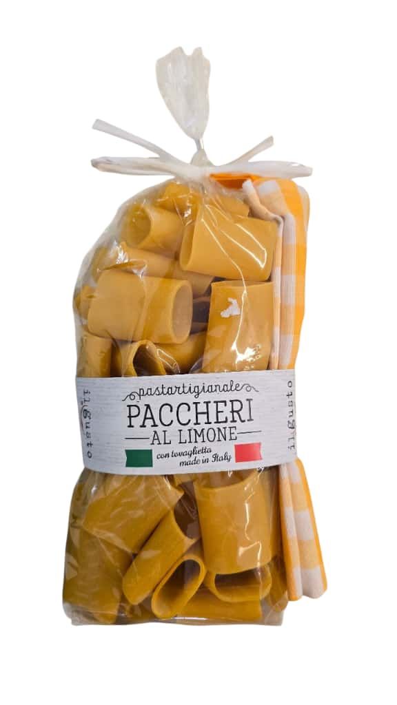 Artisanal Pasta, Lemon Paccheri with tablet. 400g