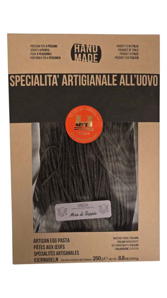 Pasta all&#39;uovo Linguine al Nero di Seppia Mischi 250g