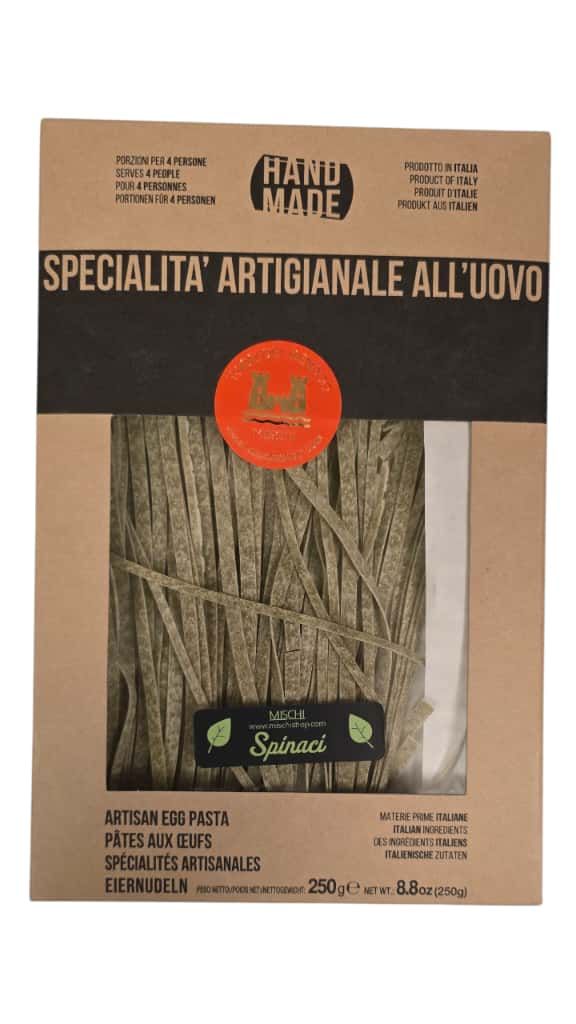 Egg pasta Fettucine with mixed spinach 250g