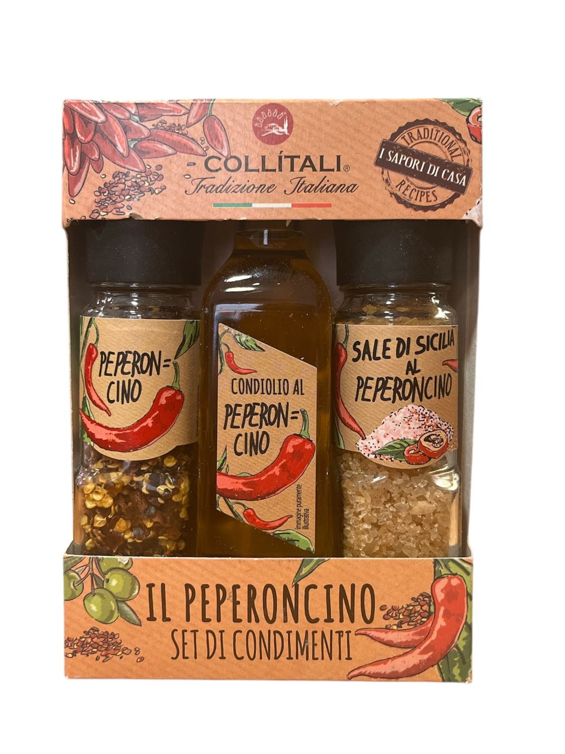 Seasoning set with Chilli Pepper.