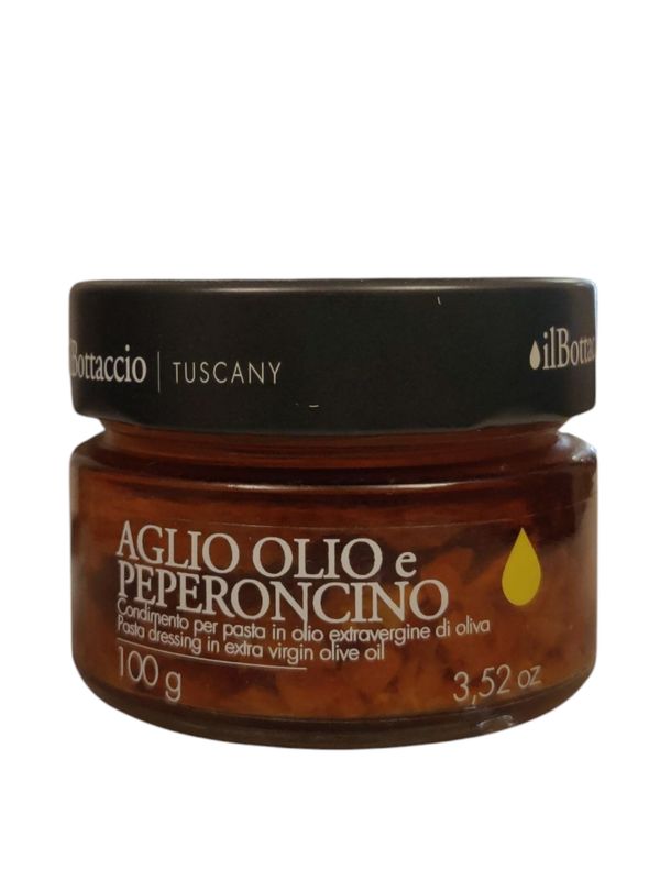 Garlic Oil and Chilli. 100g &quot;ilBottaccio&quot;