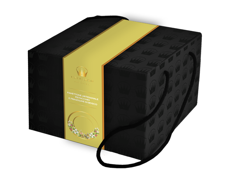 Il Panettone Artigianale – Pistacchio e Fragoline di Bosco 1 kg DISPONIBILE