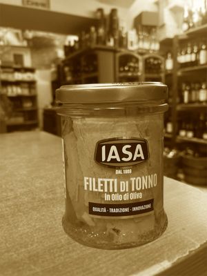Canned fish.