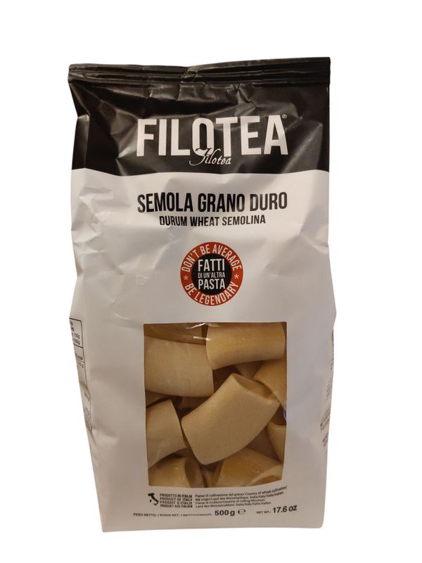 Filotea - Smooth Paccheri 500g Filotea - Smooth Paccheri 500g