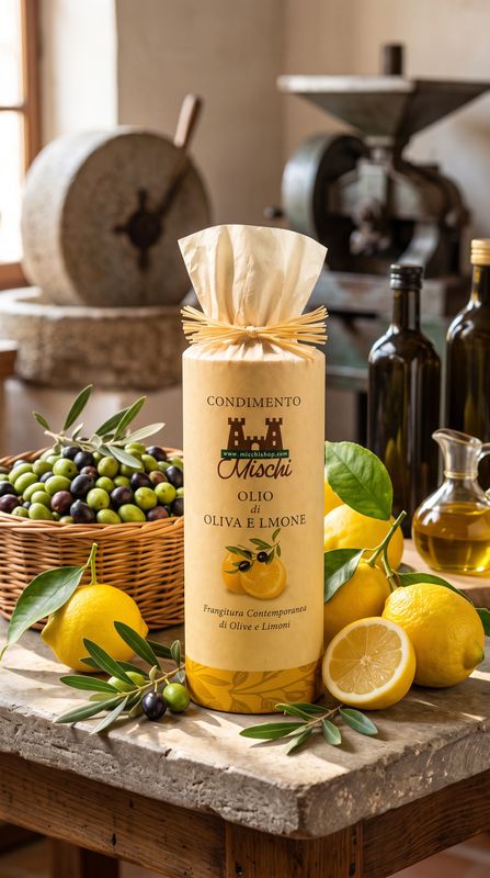 Condiment for food based on extra virgin olive oil, Salt and spices
