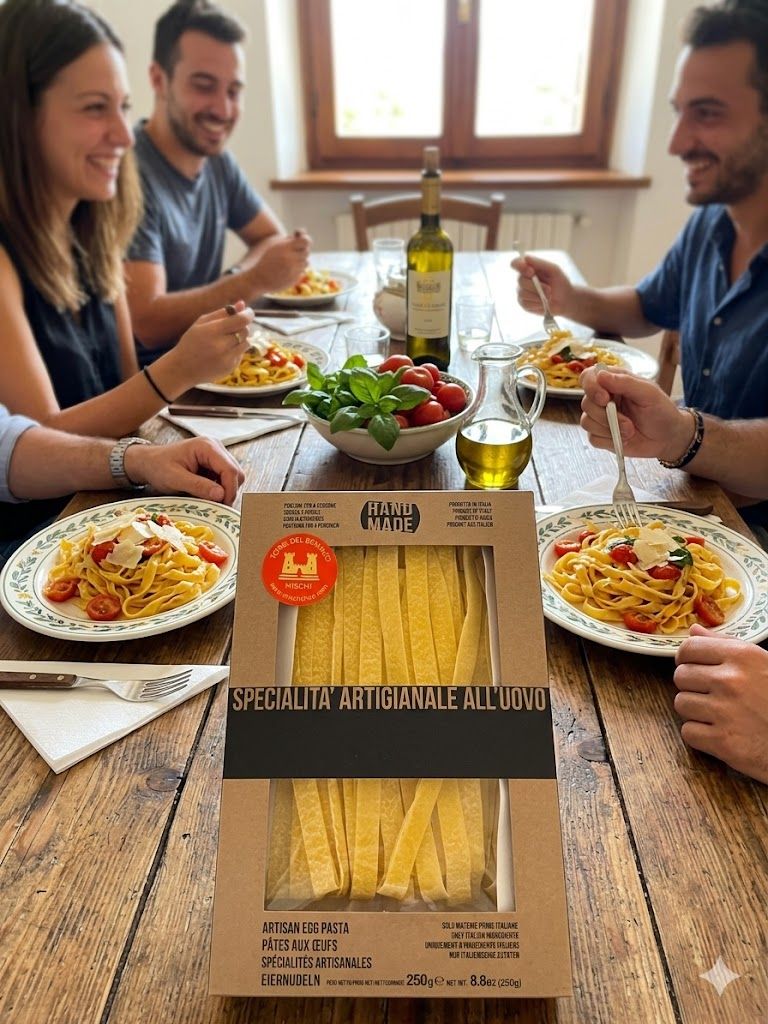 Handmade Egg Pappardelle 250 g "MISCHI" Handmade Egg Pappardelle 250 g "MISCHI"