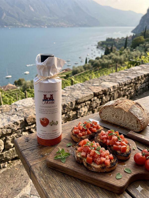 Condiment Mixed Extra Virgin Olive Oil Tomato &amp; Oregano 500ml