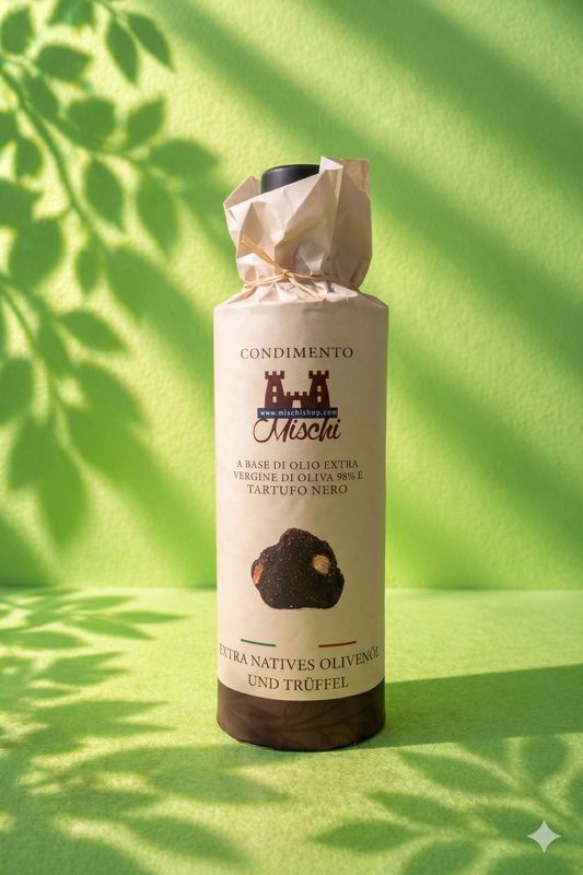 Seasoning with extra virgin olive oil and black truffle 500 ml