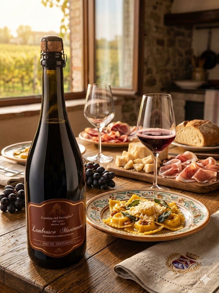 Cantina del Serraglio – Lambrusco Mantovano Rosso Secco “Del Centenario” DOC