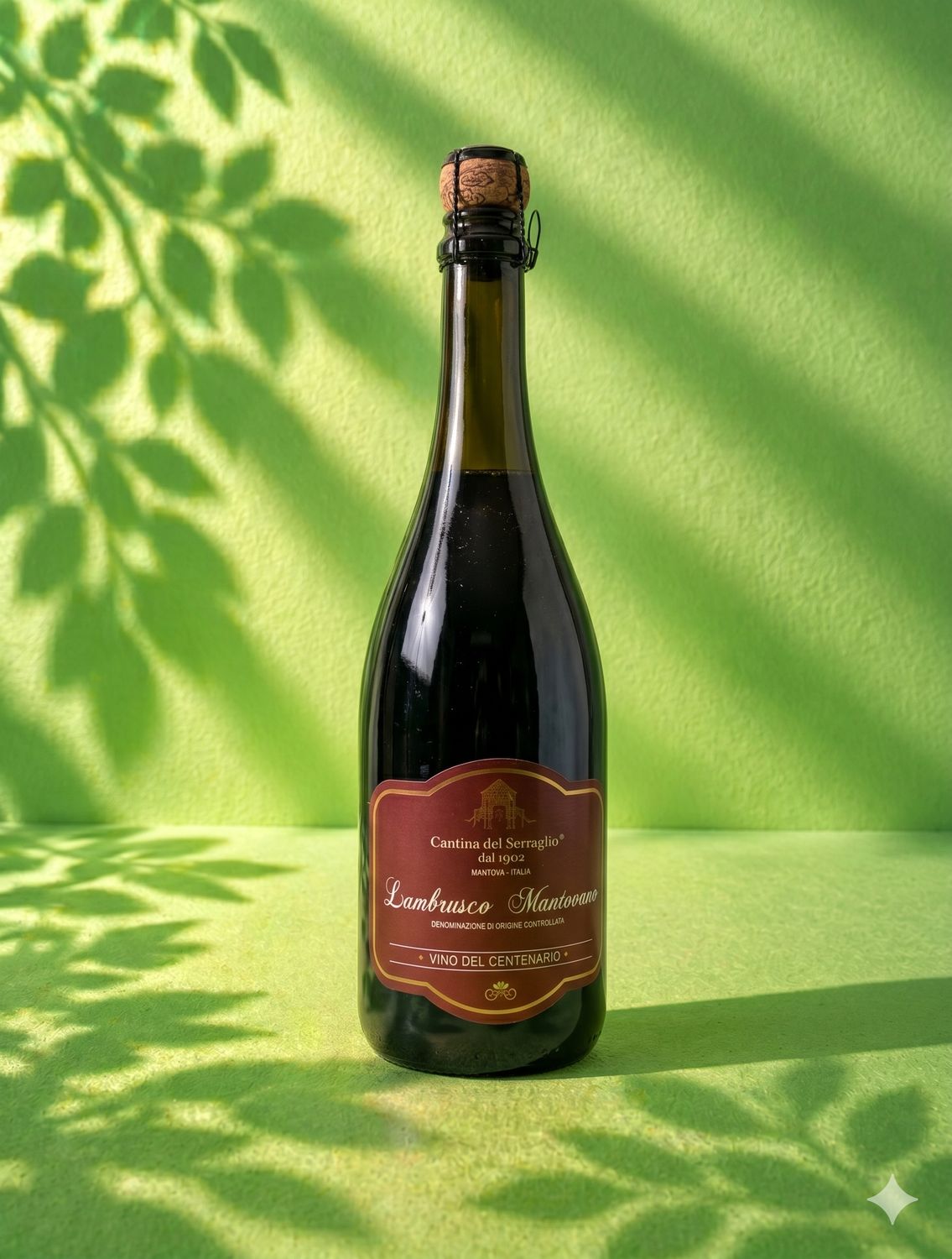 Cantina del Serraglio – Lambrusco Mantovano Rosso Secco “Del Centenario” DOC Cantina del Serraglio – Lambrusco Mantovano Rosso Secco “Del Centenario” DOC