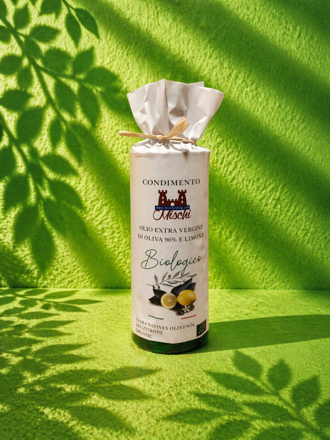 Mischi Condiment - Extra Virgin Olive Oil 96% and Organic Lemon 0.50 L