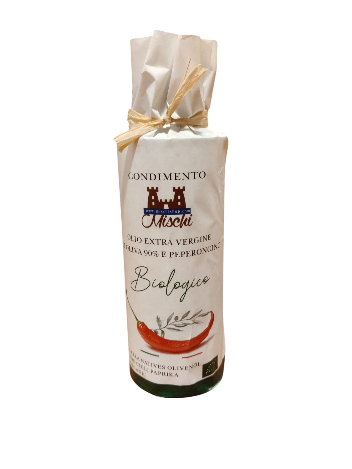 Mischi Dressing - 90% Extra Virgin Olive Oil and Organic Chilli Pepper 0.50 L can