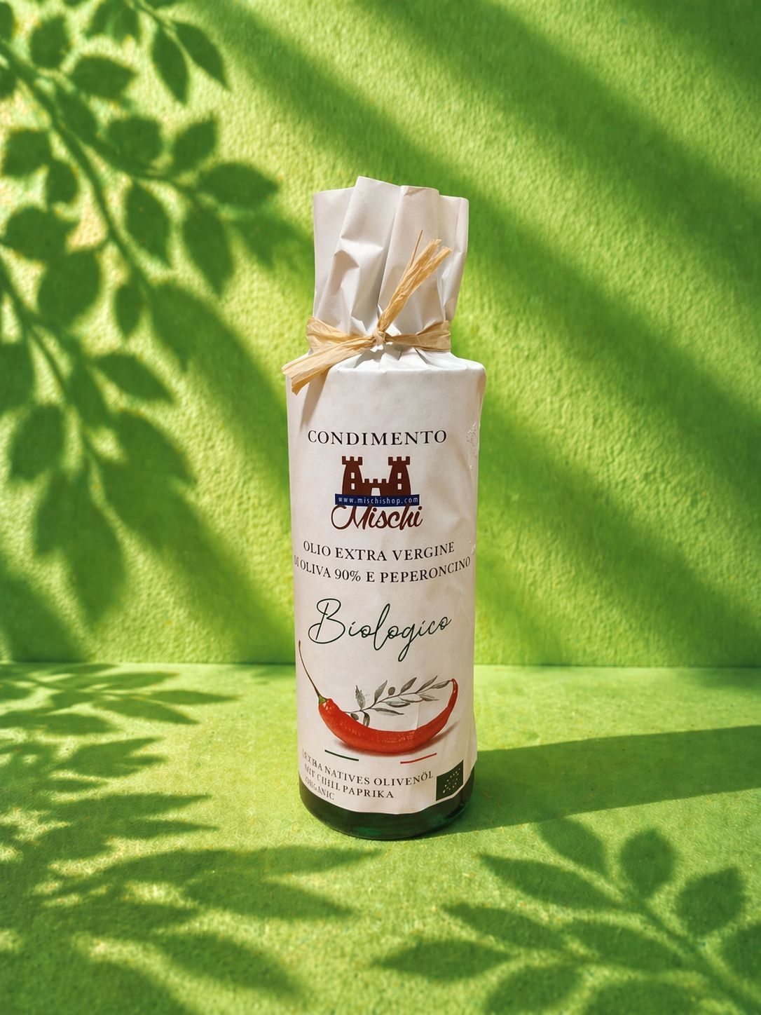 Mischi Dressing - 90% Extra Virgin Olive Oil and Organic Chilli Pepper 0.50 L can