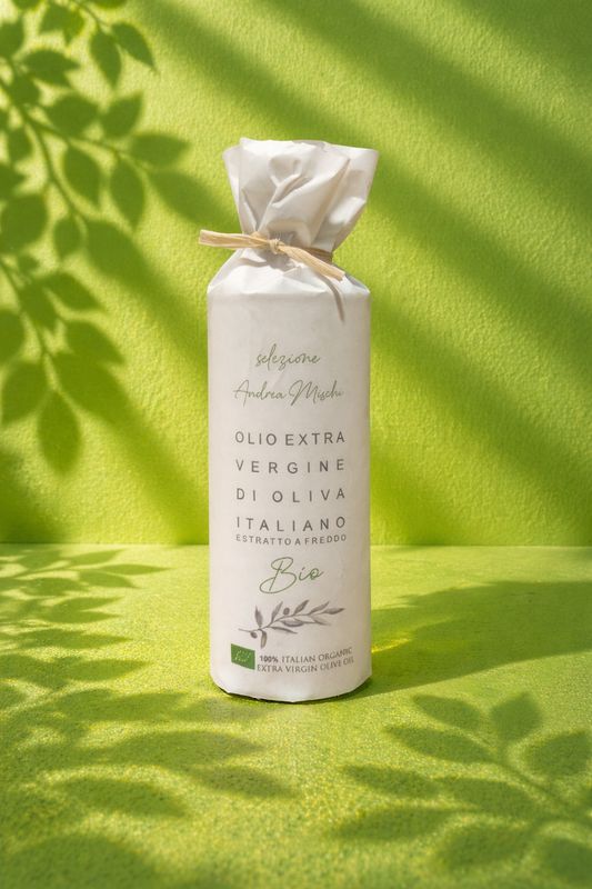 Andrea Mischi Selection - Italian Extra Virgin Olive Oil Cold Pressed Organic 500 ml can