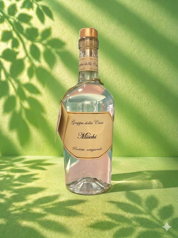 Artisanal White Grappa "Mischi Selection" 700 ml