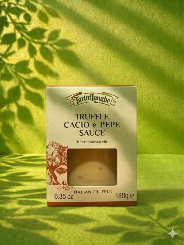 Cheese and pepper sauce with truffle 180 g Cheese and pepper sauce with truffle 180 g