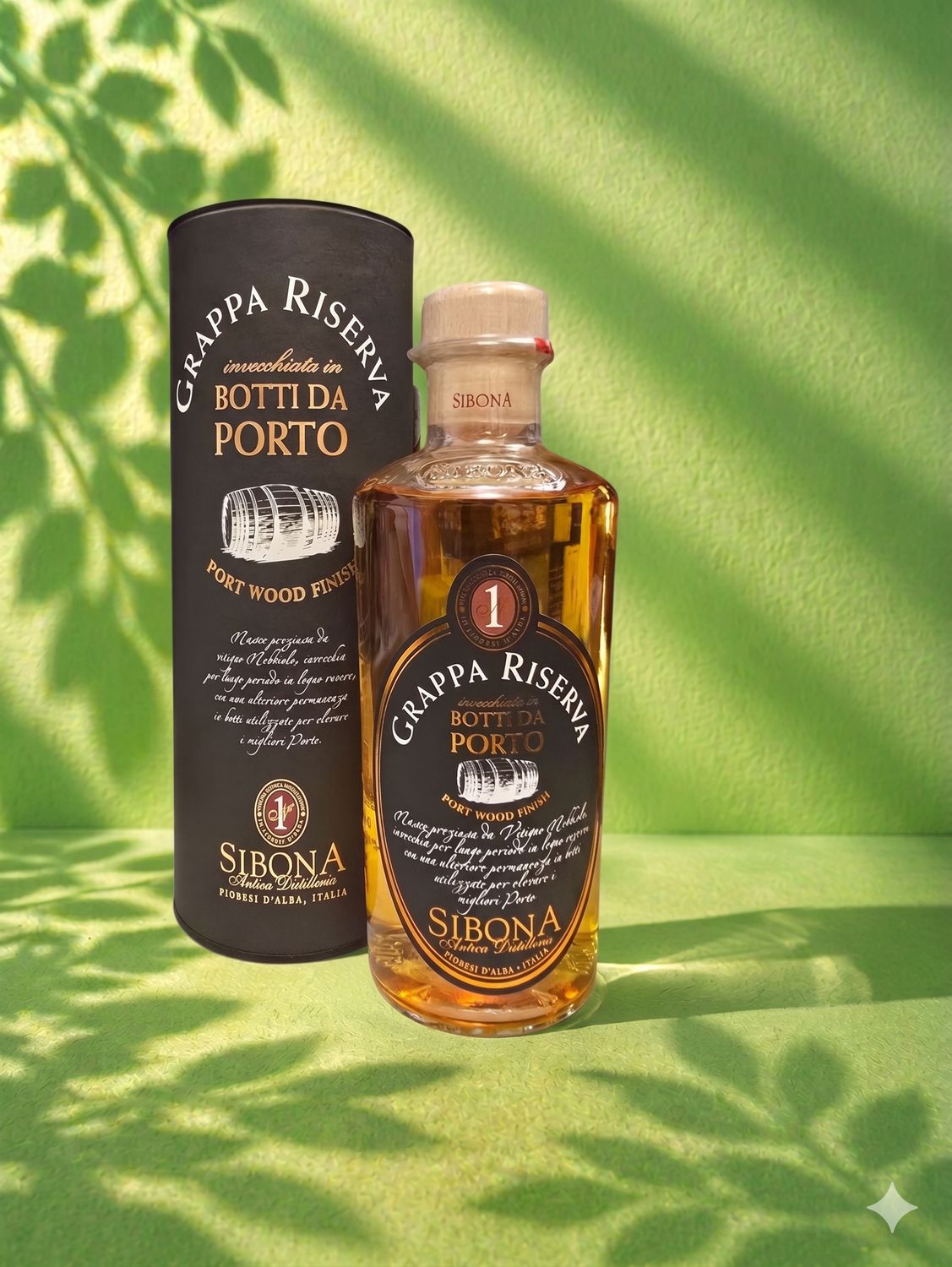 Grappa Riserva in harbour barrels, 500ml Grappa Riserva in harbour barrels, 500ml