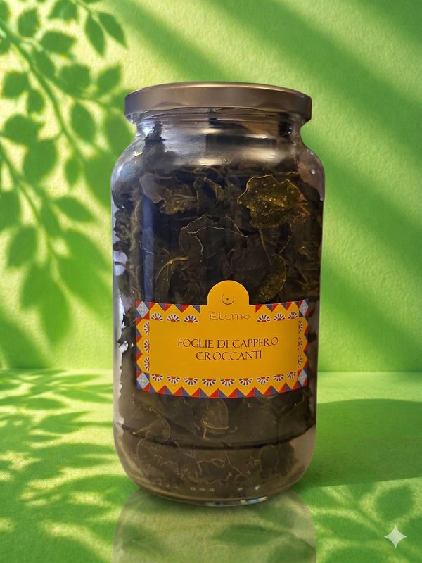 Crunchy Caper Leaves. 45g "Etimo"