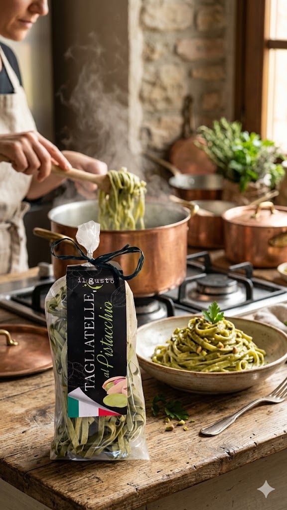 Pasta, Tagliatelle with Pistachio. 300g