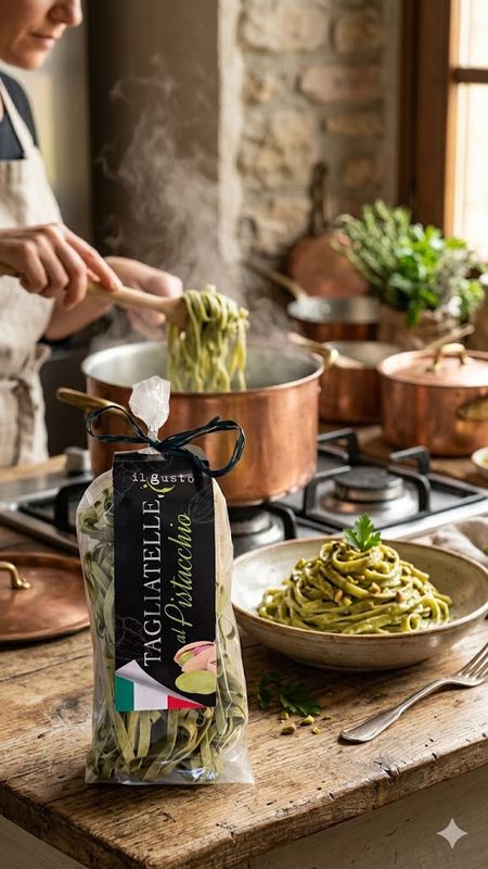 Pasta, Tagliatelle with Pistachio. 300g