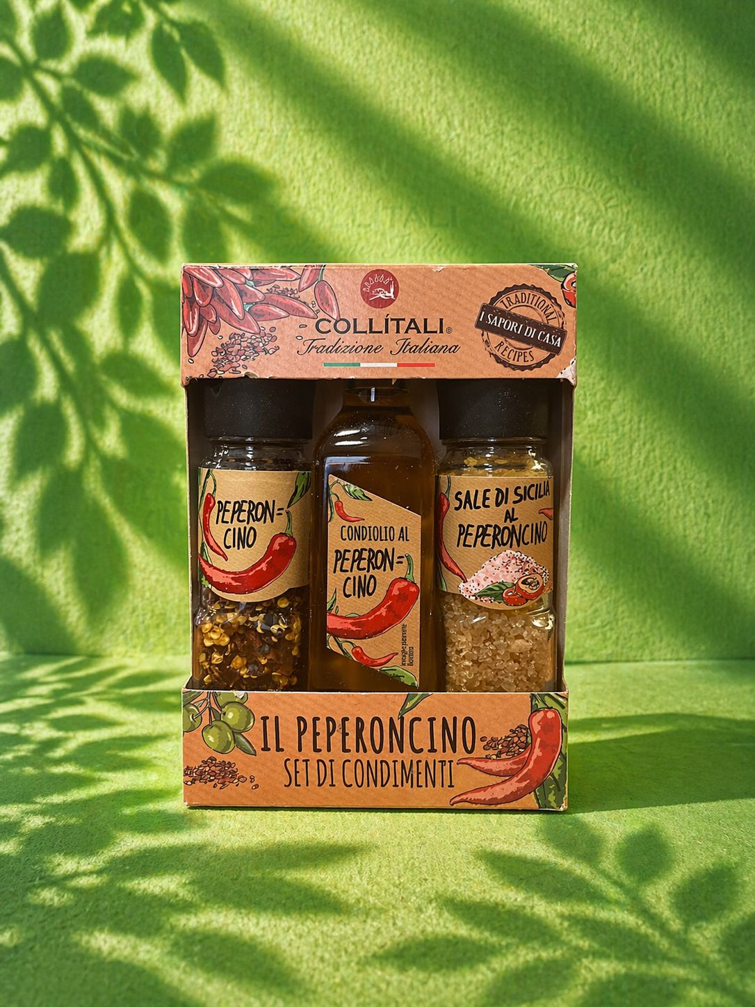 Seasoning set with Chilli Pepper.