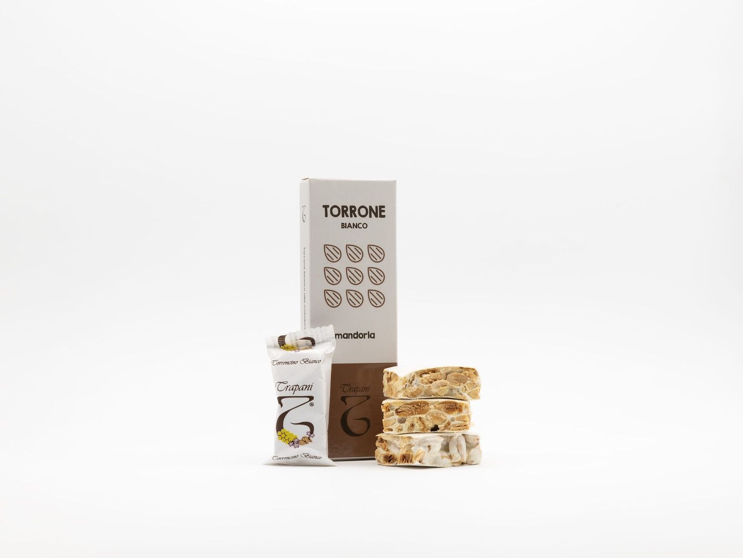 white tougat with almonds 100 g