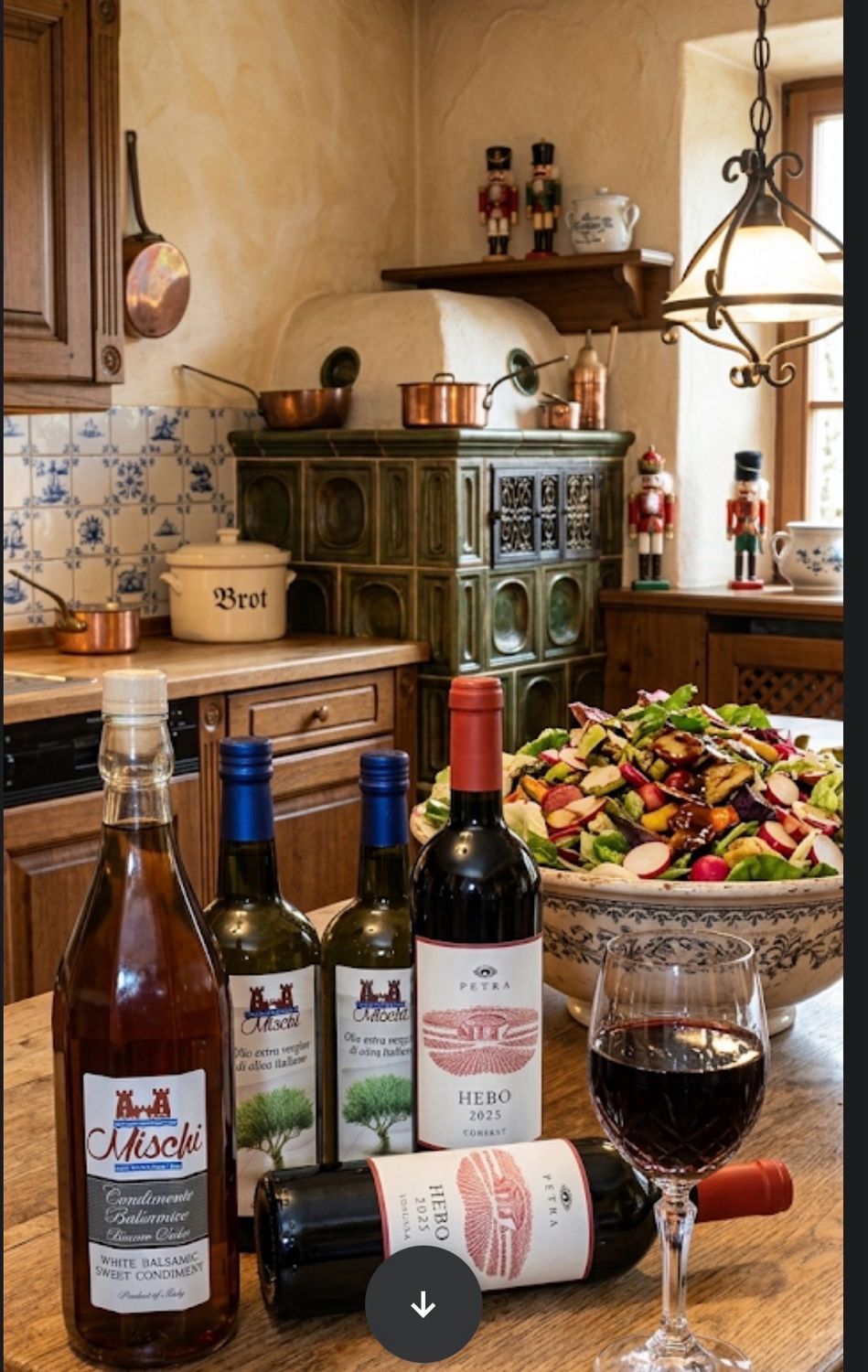 6 Bottles: Olive Oil from Mischi, Superlative Tuscan Wine, Pleasant Balsamic Dressings 6 Bottles: Olive Oil from Mischi, Superlative Tuscan Wine, Pleasant Balsamic Dressings