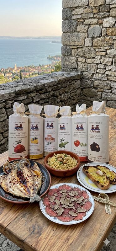 6 dressings based on extra virgin olive oil selected by Mischi 500 ml 6 dressings based on extra virgin olive oil selected by Mischi 500 ml