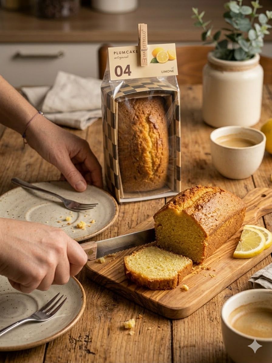 ARTISAN LEMON PLUM CAKE – 300 g Pasticceria Marta Maestrello