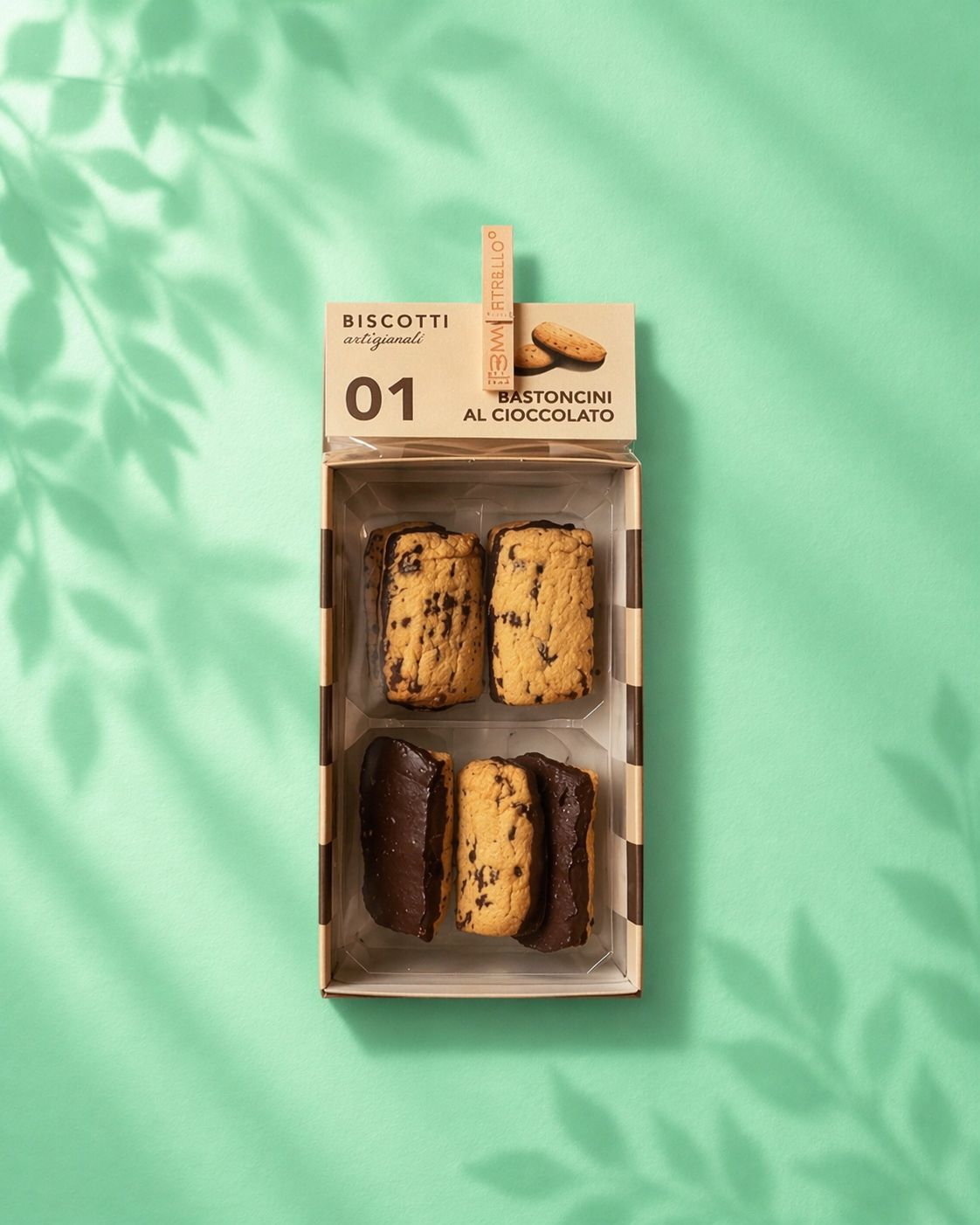 CHOCOLATE STICKS – ARTISAN BISCUITS – 175 g Pasticceria Marta Maestrello – Vicenza