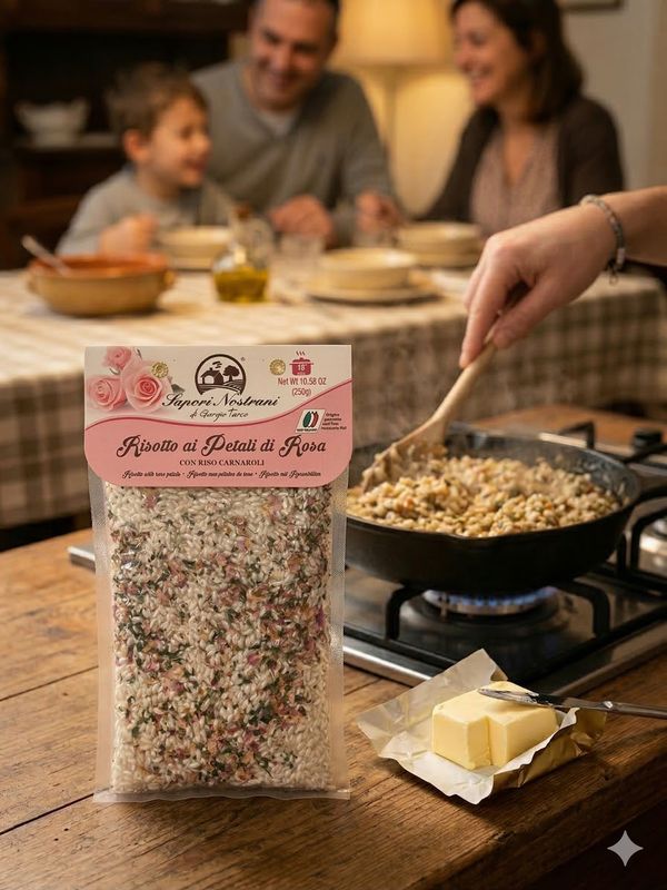 ROSE PETAL RISOTTO MIX 300 g – with Carnaroli rice