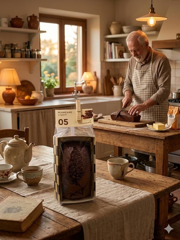 ARTISAN CHOCOLATE PLUM CAKE – 300 g Pasticceria Marta Maestrello