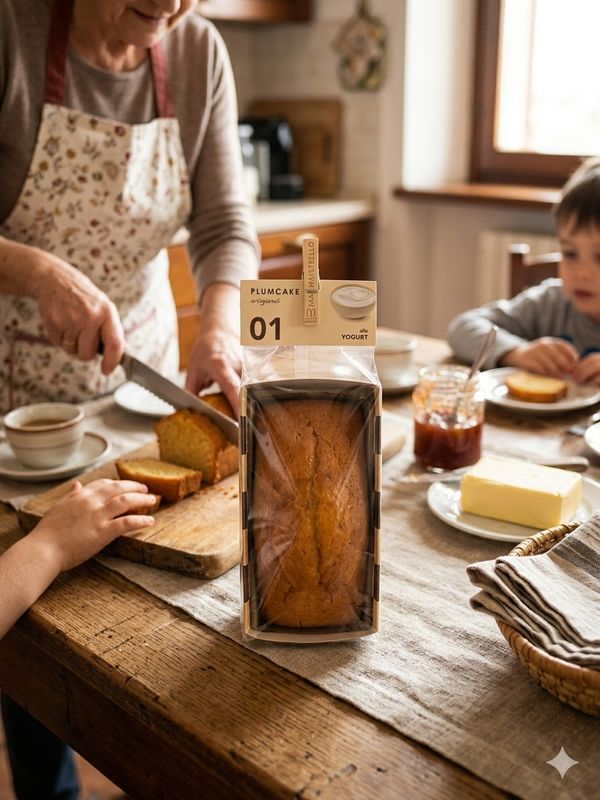 ARTISAN YOGURT PLUM CAKE – 300 g Pasticceria Marta Maestrello