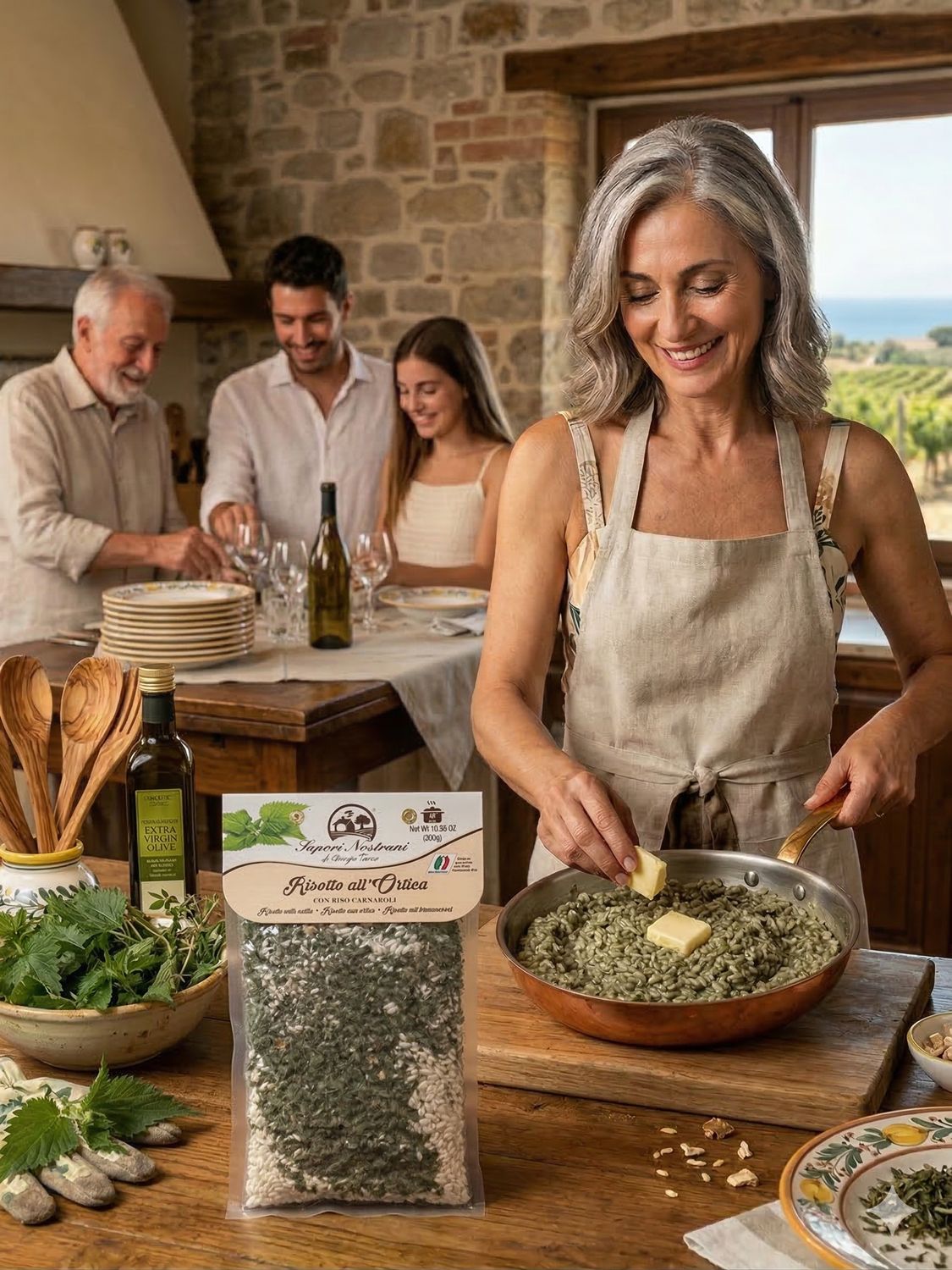 NETTLE RISOTTO MIX 300 g – with Carnaroli rice NETTLE RISOTTO MIX 300 g – with Carnaroli rice