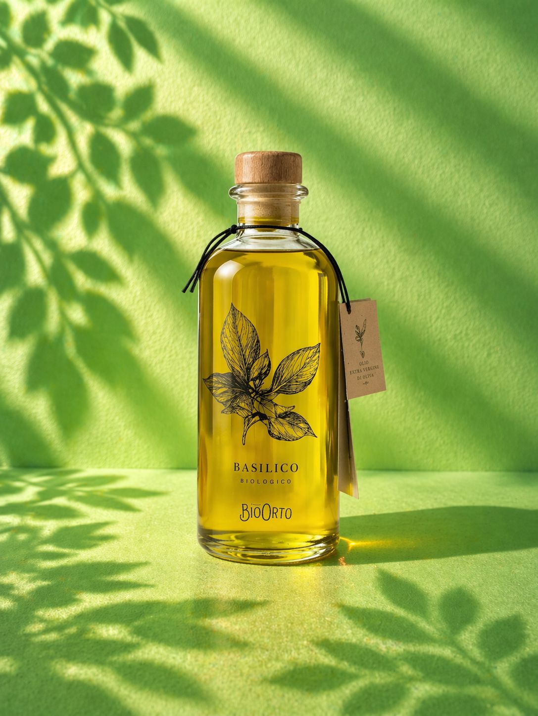 Organic Basil Extra Virgin Olive Oil 200ml